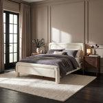 Baylor - Fabric With Interwoven Chenille Upholstered Bed