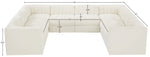 Rummi - Velvet Performance Fabric Upholstered Modular Sectional