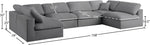 Serene - 6 Piece Modular Sectional