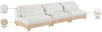 Turin - Chenille Fabric Upholstered Modular Sectional - White