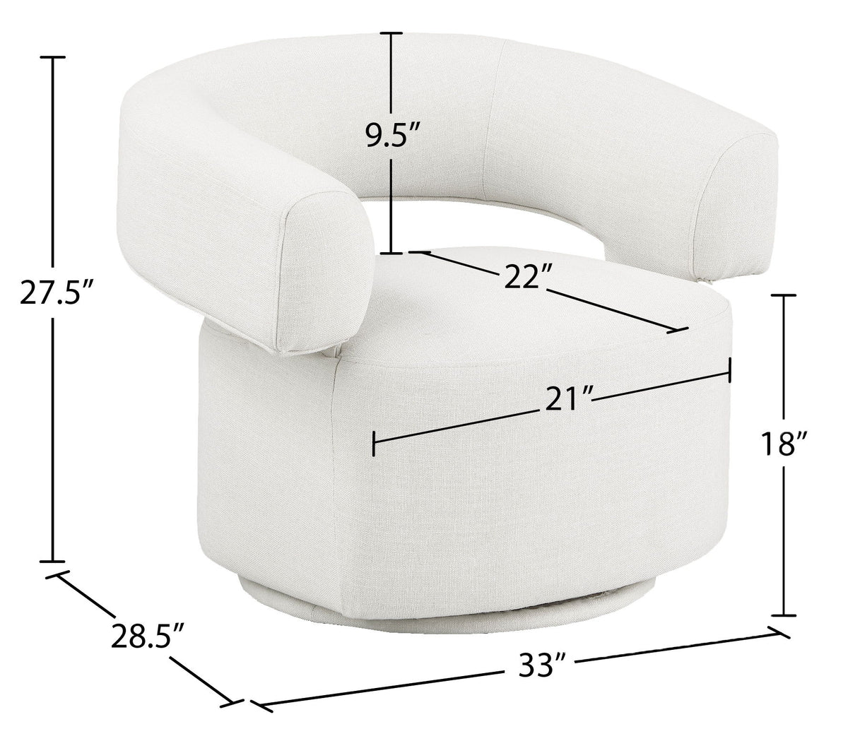 Niya - Swivel Accent Chair