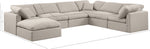 Indulge - Linen 7 Piece Modular Sectional