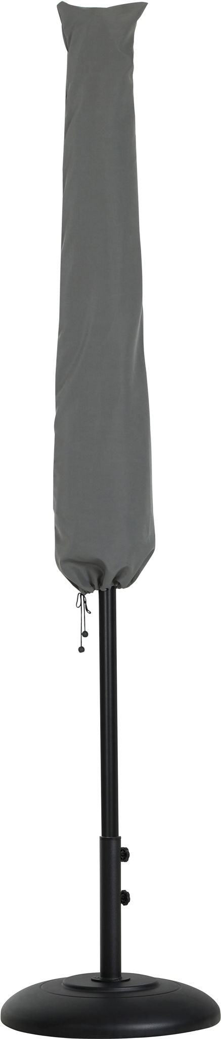 Amalfi - Patio Umbrella - Black Base / Black Pole