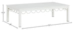 Portofino - Aluminum Outdoor Patio Coffee Table