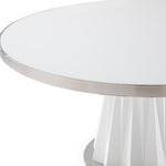 Cabaret Modern White Round Dining Table by VIG Furniture - View 7