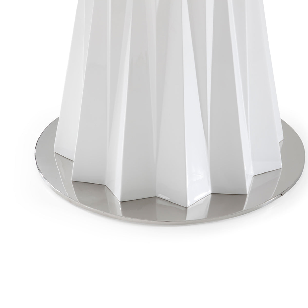 Cabaret Modern White Round Dining Table by VIG Furniture - View 8