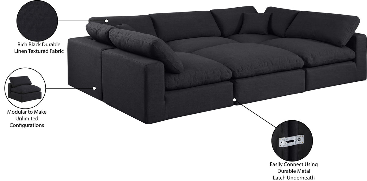 Comfy - 6 Piece Linen Sectional