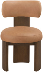 Atelier - Vegan Leather Upholstered Dining Chair (Set of 2) - Painted Brown Frame