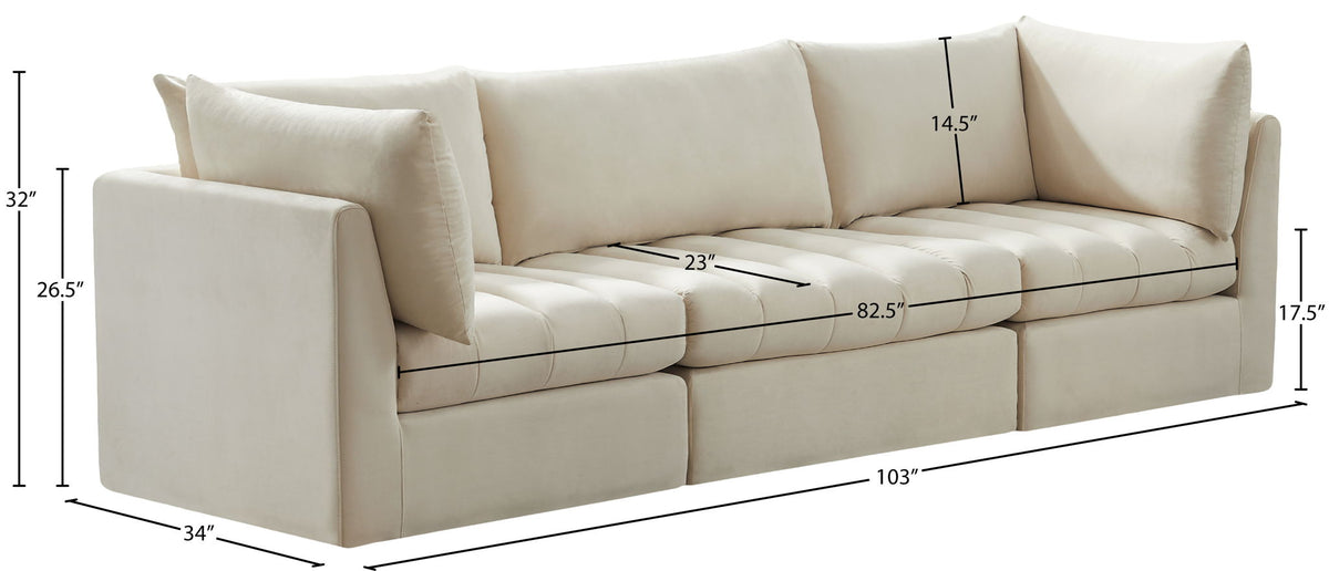 Jacob - Modular 3 Seat Sofa