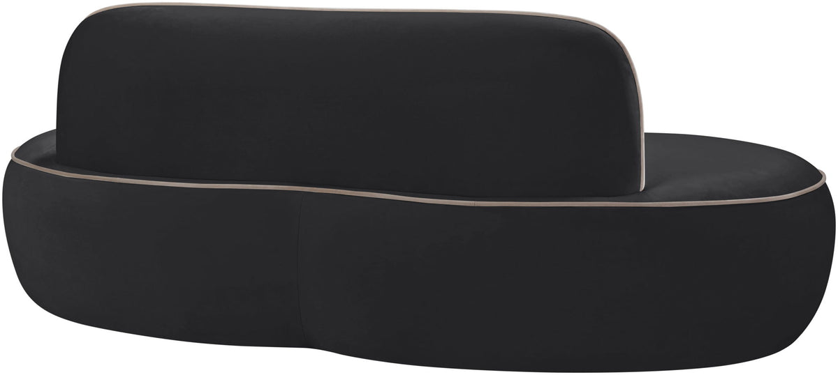 Swerve - Velvet 77" Upholstered Loveseat