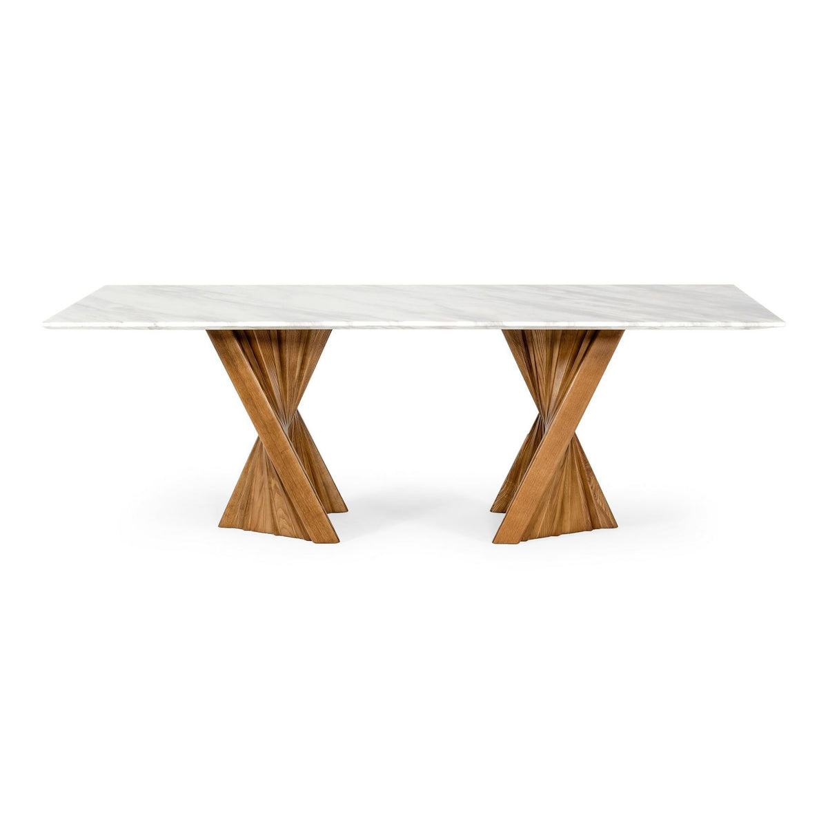 Cadence - Modern Walnut & Marble Dining Table by VIG Furniture - View 1