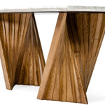 Cadence - Modern Walnut & Marble Dining Table by VIG Furniture - View 10