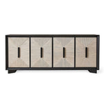 Show Me The Ropes - 4 Door Cabinet - Black / White