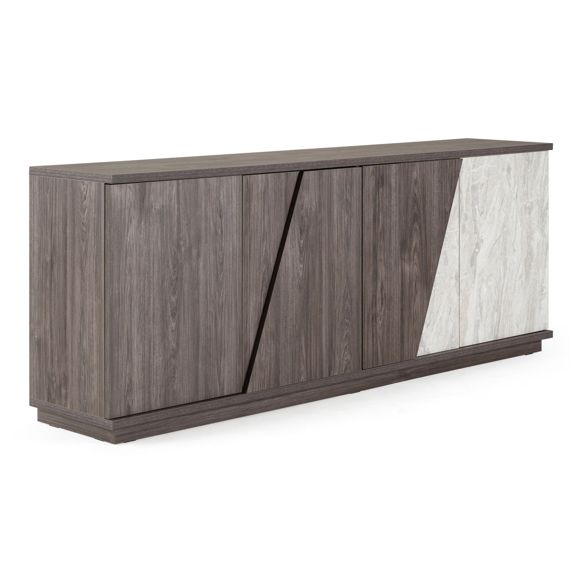 Cairo - Modern Grey Elm and White/Grey Marble Pattern Buffet by VIG Furniture - View 3