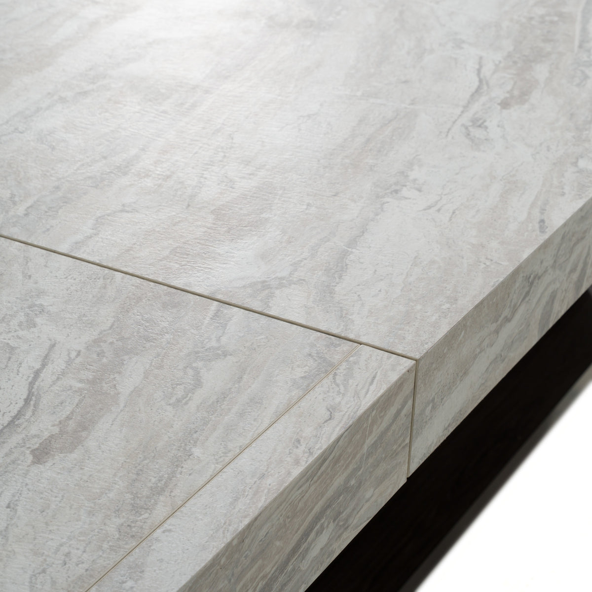 Cairo - Italian Modern Faux Marble & Pecan Elm Extendable Dining Table by VIG Furniture - View 4