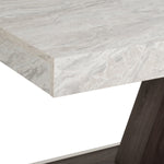 Cairo - Italian Modern Faux Marble & Pecan Elm Extendable Dining Table by VIG Furniture - View 5