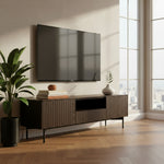 Calhoun - Modern Smoked Ash TV Stand by VIG Furniture - View 3