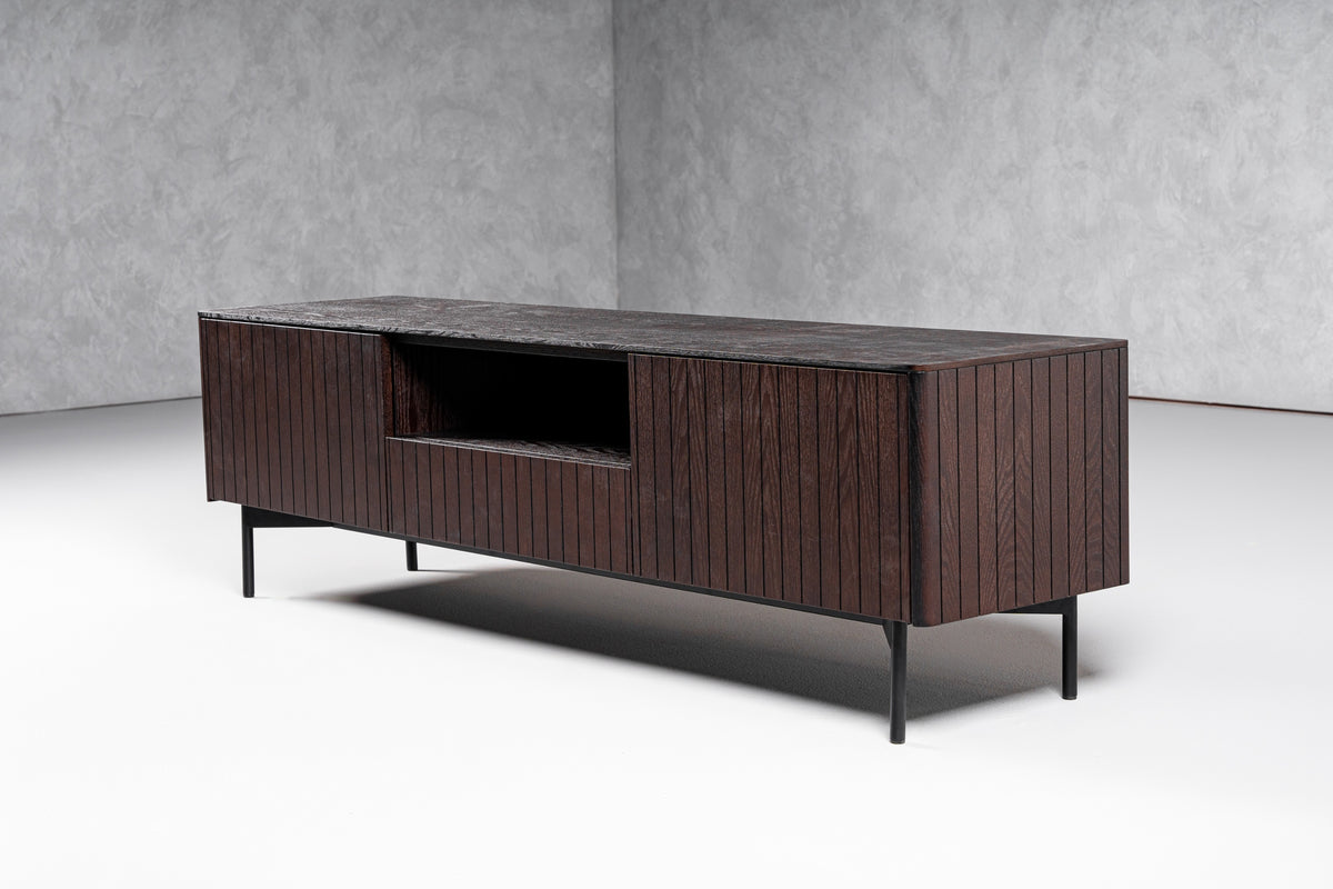 Calhoun - Modern Smoked Ash TV Stand by VIG Furniture - View 2