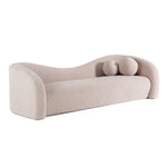 Calico - Contemporary Beige Pebble Fabric 3-Seat Sofa by VIG Furniture - View 2