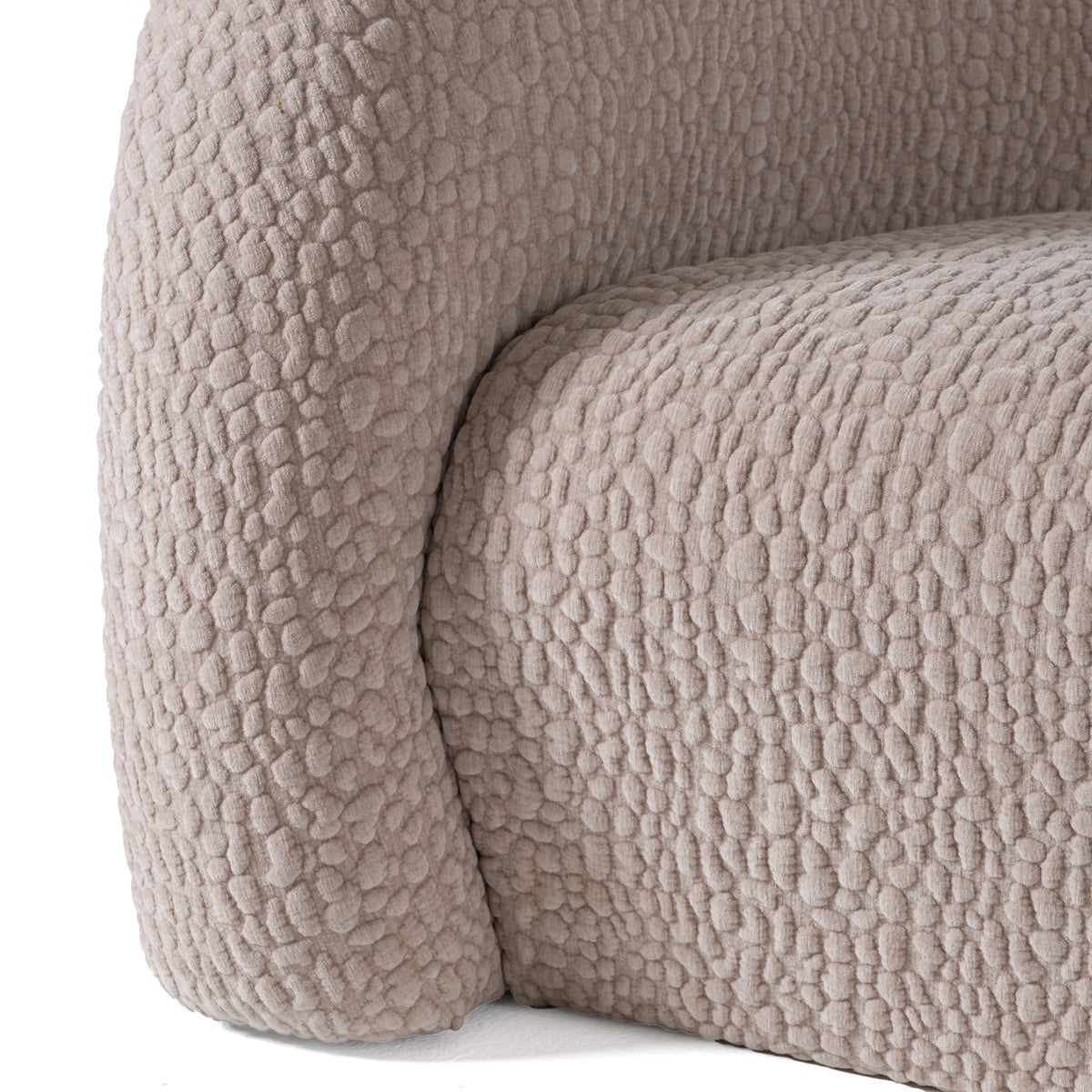 Calico - Contemporary Beige Pebble Fabric 3-Seat Sofa by VIG Furniture - View 5