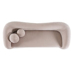 Calico - Contemporary Beige Pebble Fabric 4-Seat Sofa by VIG Furniture - View 3