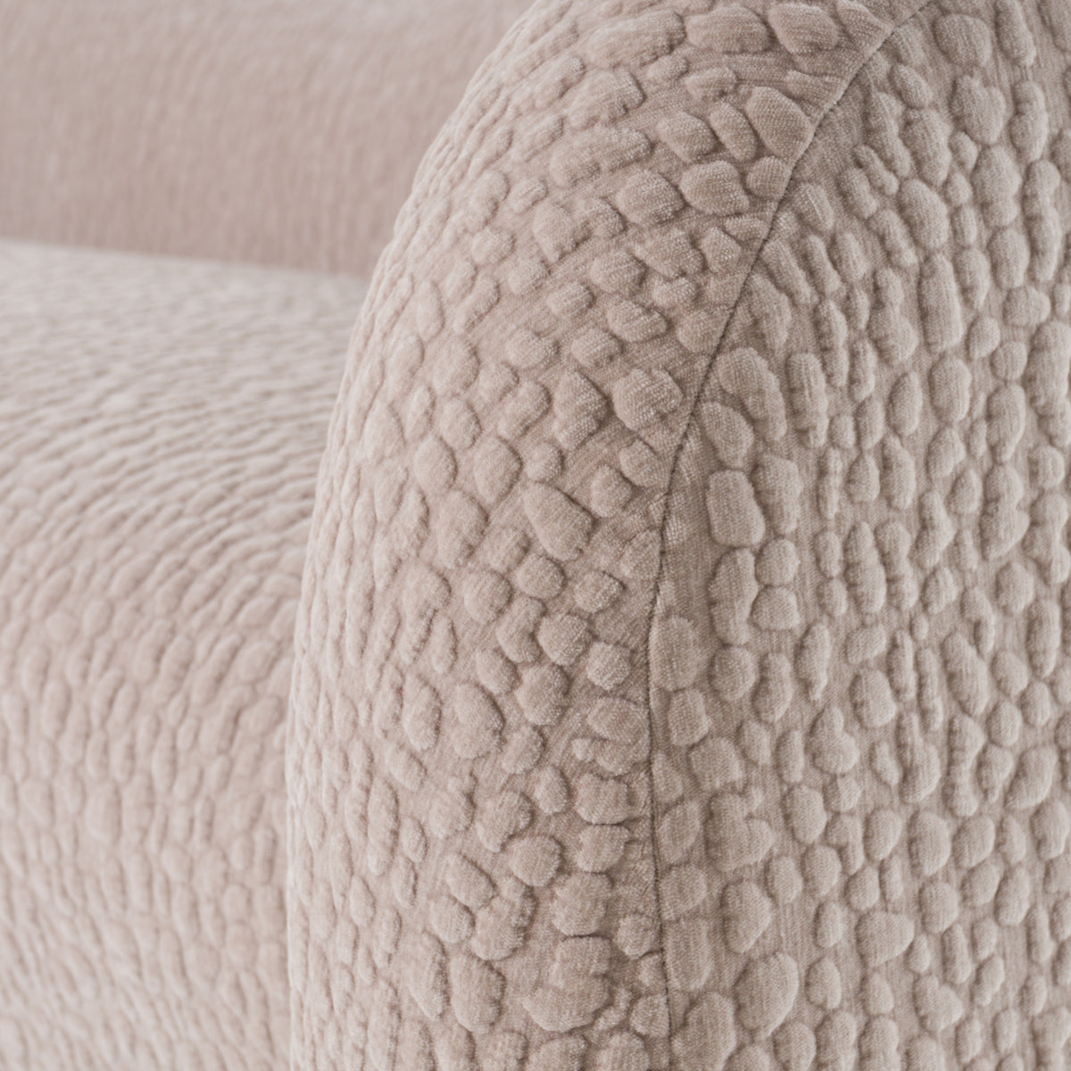 Calico - Contemporary Beige Pebble Fabric 4-Seat Sofa by VIG Furniture - View 5