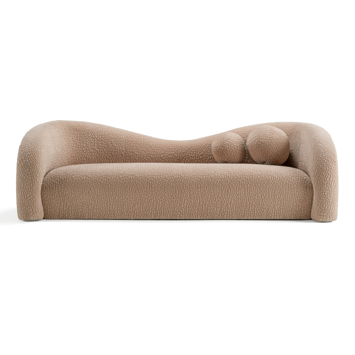 Calico - Contemporary Tan Fabric 4-Seat Sofa by VIG Furniture - View 1