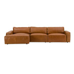 Cambria - Modern LAF Cognac Leather Sectional Sofa by VIG Furniture - View 1
