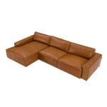 Cambria - Modern LAF Cognac Leather Sectional Sofa by VIG Furniture - View 3