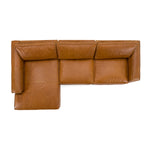 Cambria - Modern LAF Cognac Leather Sectional Sofa by VIG Furniture - View 7