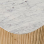 Cambridge White Marble & Mango Rectangular Dining Table by VIG Furniture - View 14