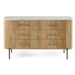 Cambridge White Marble & Mango Dresser by VIG Furniture - View 1