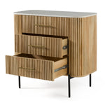 Cambridge White Marble & Mango 3 Drawer Dresser by VIG Furniture - View 6
