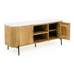 Cambridge White Marble & Mango TV Stand by VIG Furniture - View 11