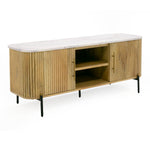 Cambridge White Marble & Mango TV Stand by VIG Furniture - View 8