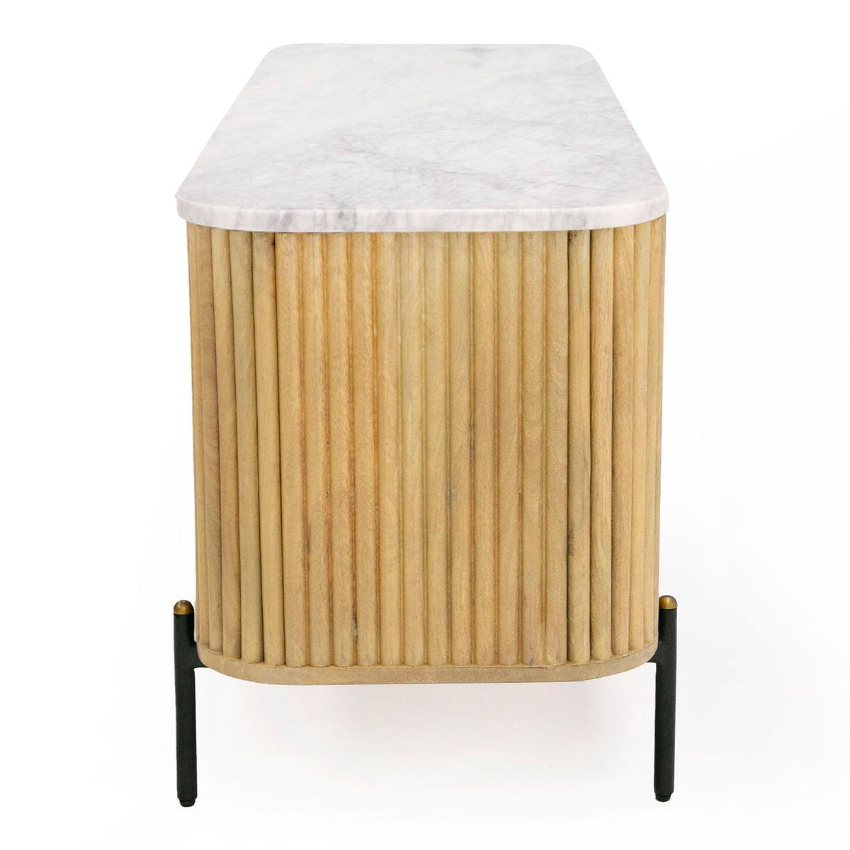 Cambridge White Marble & Mango TV Stand by VIG Furniture - View 9