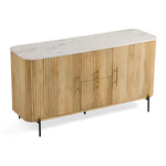 Cambridge White Marble & Mango Buffet by VIG Furniture - View 3