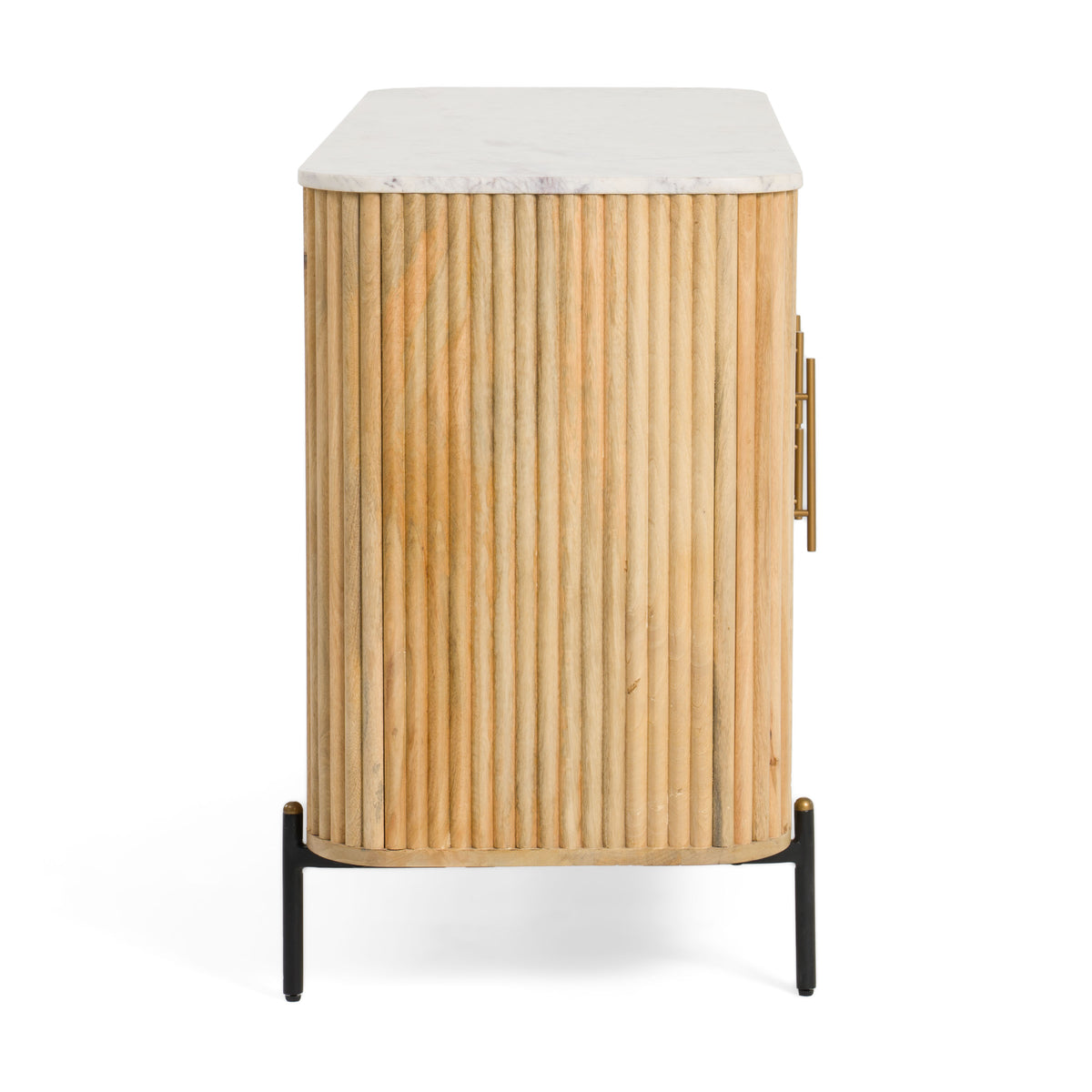 Cambridge White Marble & Mango Buffet by VIG Furniture - View 5