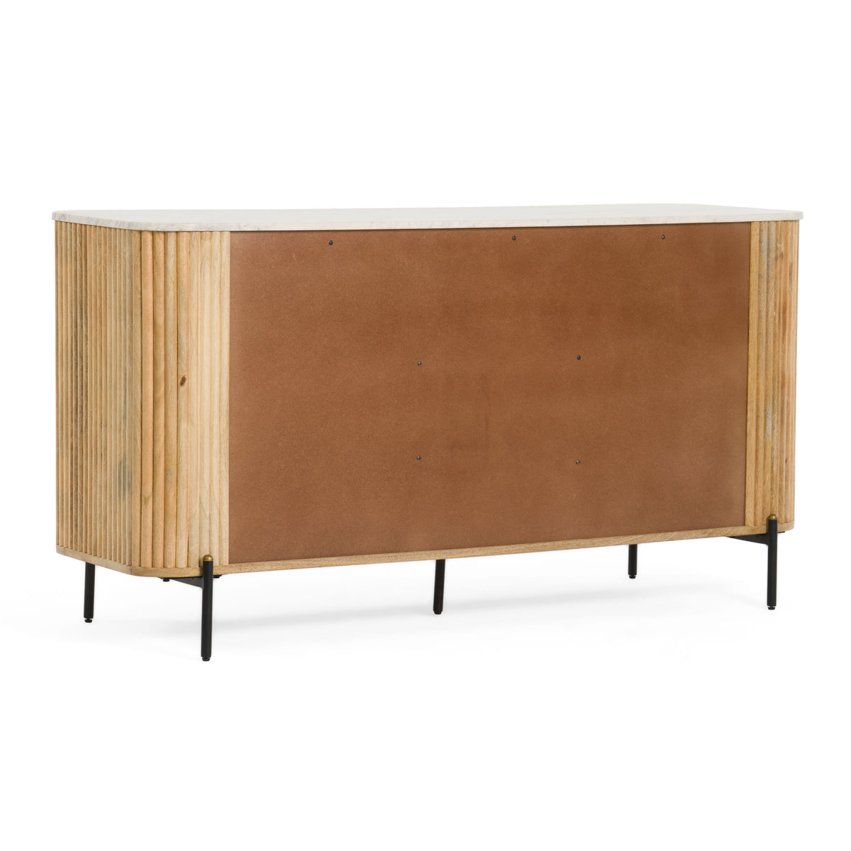 Cambridge White Marble & Mango Buffet by VIG Furniture - View 7