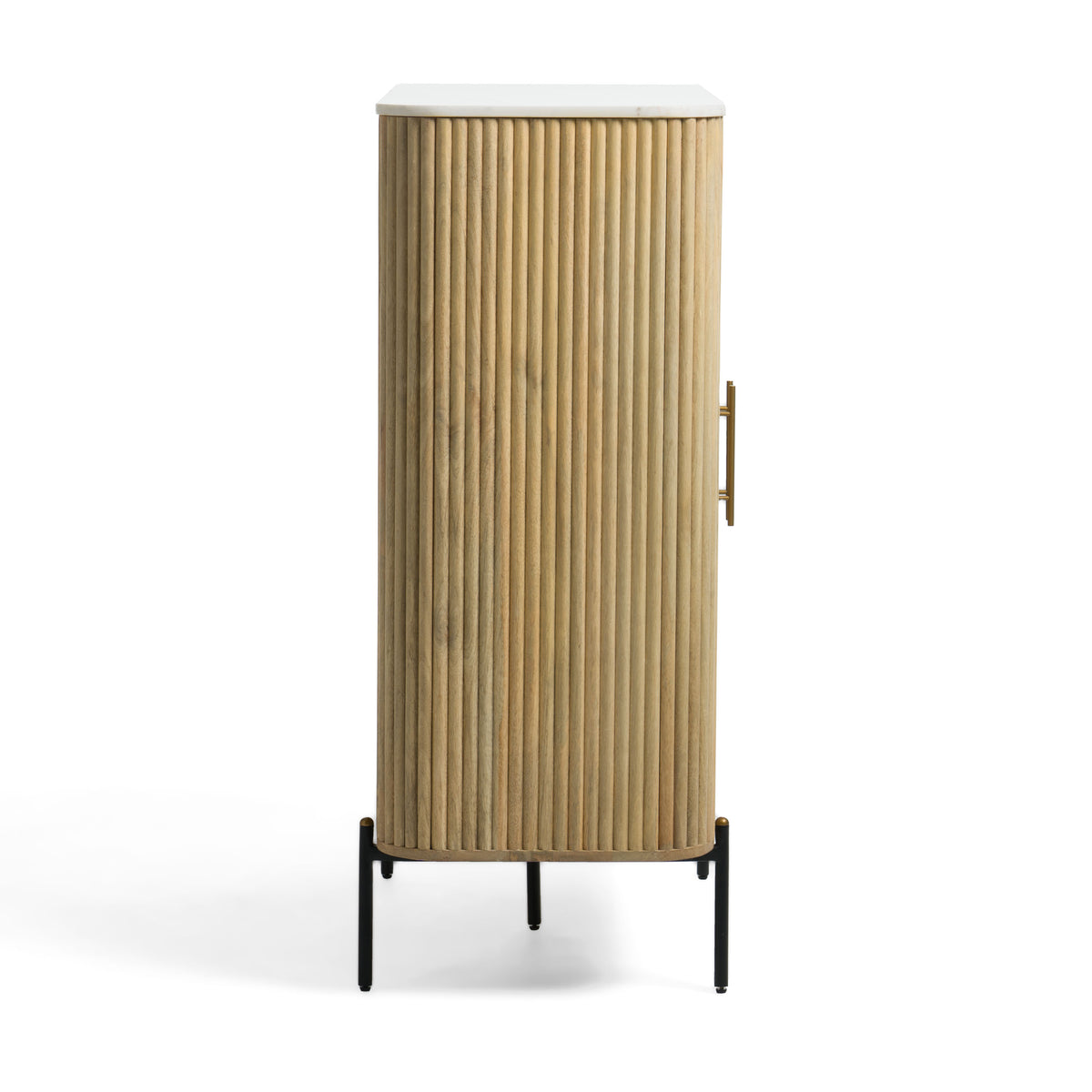 Cambridge White Marble & Mango Tall Buffet by VIG Furniture - View 3