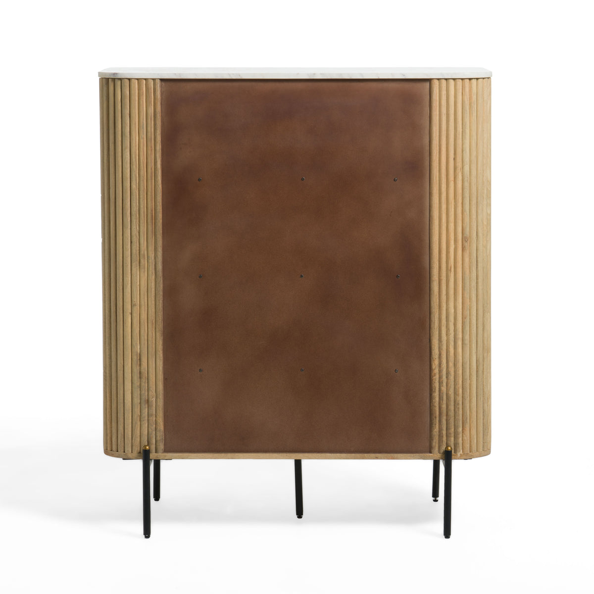 Cambridge White Marble & Mango Tall Buffet by VIG Furniture - View 4