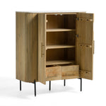 Cambridge White Marble & Mango Tall Buffet by VIG Furniture - View 6