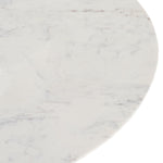 Cambridge White Marble & Mango Round Dining Table by VIG Furniture - View 8
