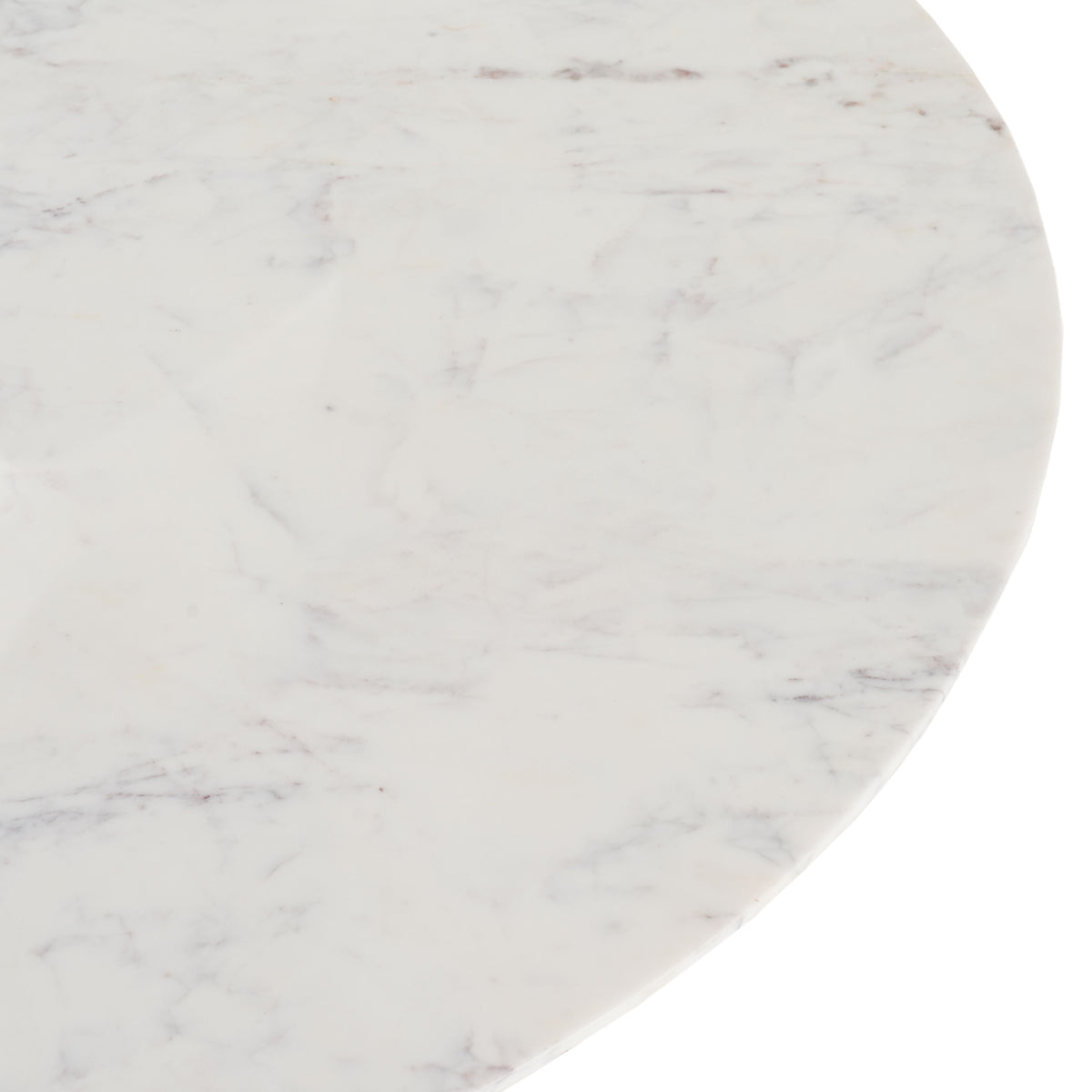 Cambridge White Marble & Mango Round Dining Table by VIG Furniture - View 8