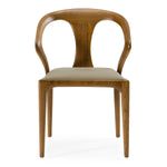 Campbell Mid-Century Modern Taupe Leatherette & Walnut Dining Chair by VIG Furniture - View 5
