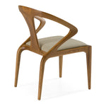 Campbell Mid-Century Modern Taupe Leatherette & Walnut Dining Chair by VIG Furniture - View 7