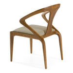 Campbell Mid-Century Modern Taupe Leatherette & Walnut Dining Chair by VIG Furniture - View 11