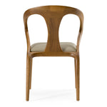 Campbell Mid-Century Modern Taupe Leatherette & Walnut Dining Chair by VIG Furniture - View 8