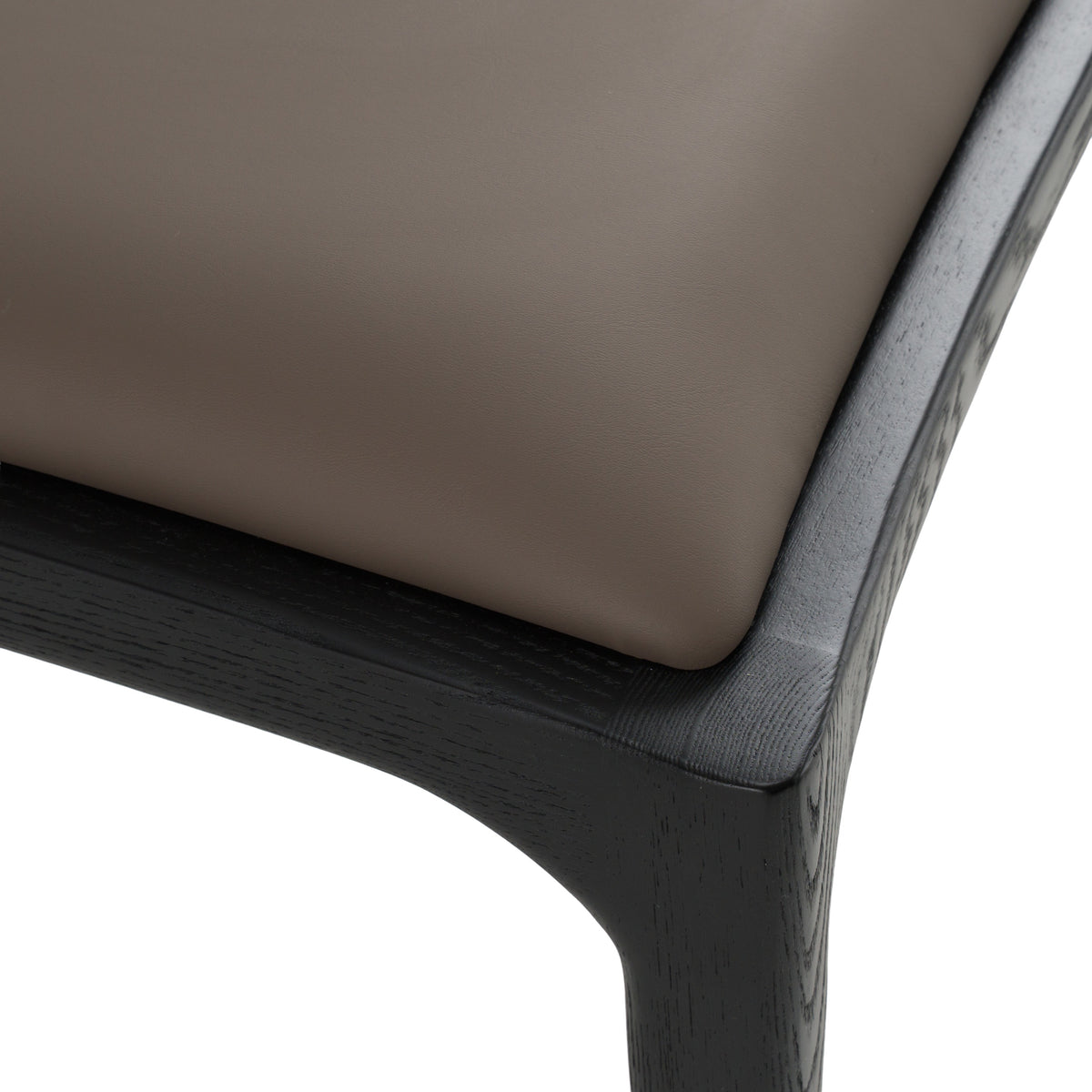 Campbell - Mid-Century Modern Grey Leatherette & Black Ash Dining Chair by VIG Furniture - View 9