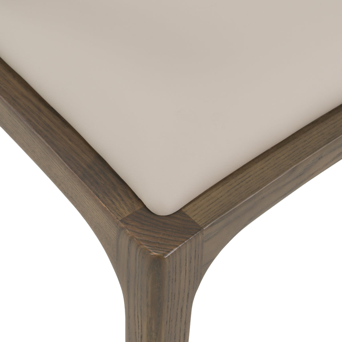 Campbell - Mid-Century Modern Grey Leatherette & Grey Ash Dining Chair by VIG Furniture - View 5